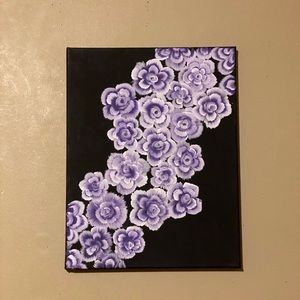Purple roses painting